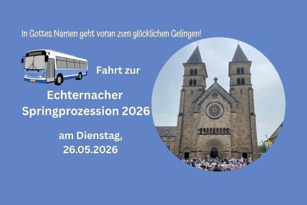 Echternacher Springprozession 2026