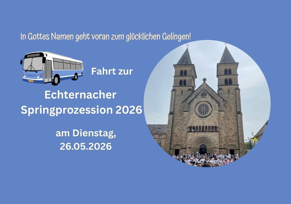 Echternacher Springprozession 2026