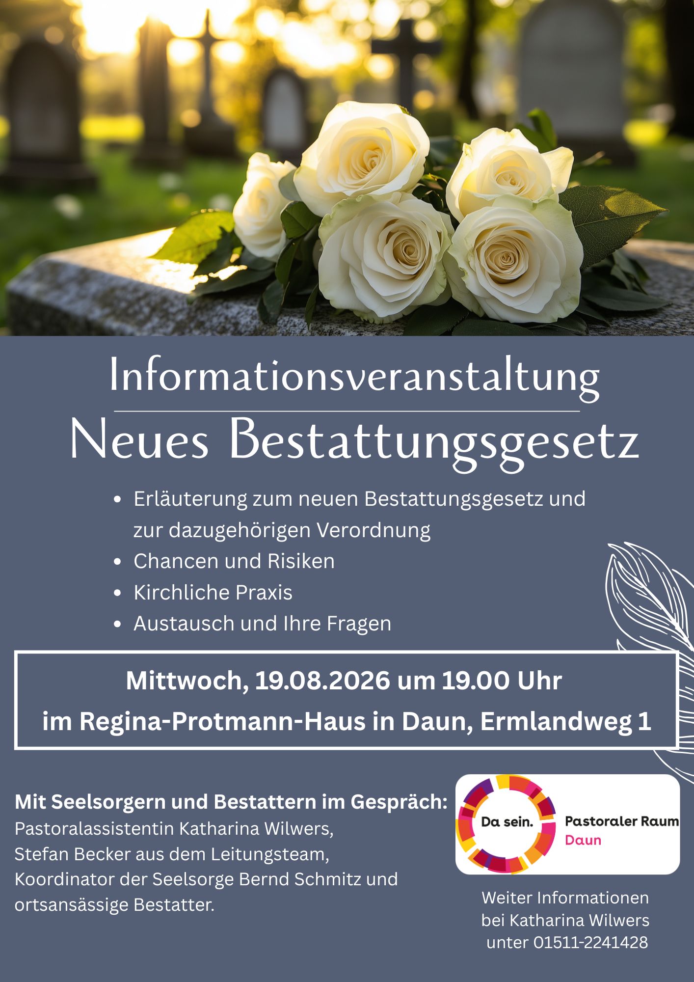 Flyer Infoveranstaltung Daun