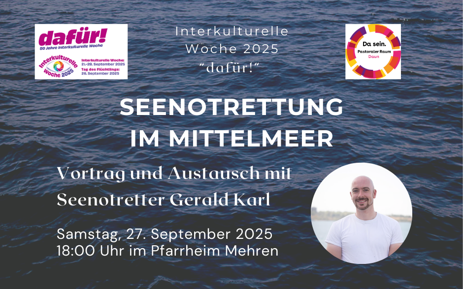 Homepage Seenotrettung im Mittelmeer Vortrag von Gerald Karl