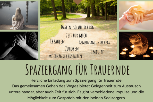 Trauerspaziergang - Leben in der Trauer - 16. November 2025