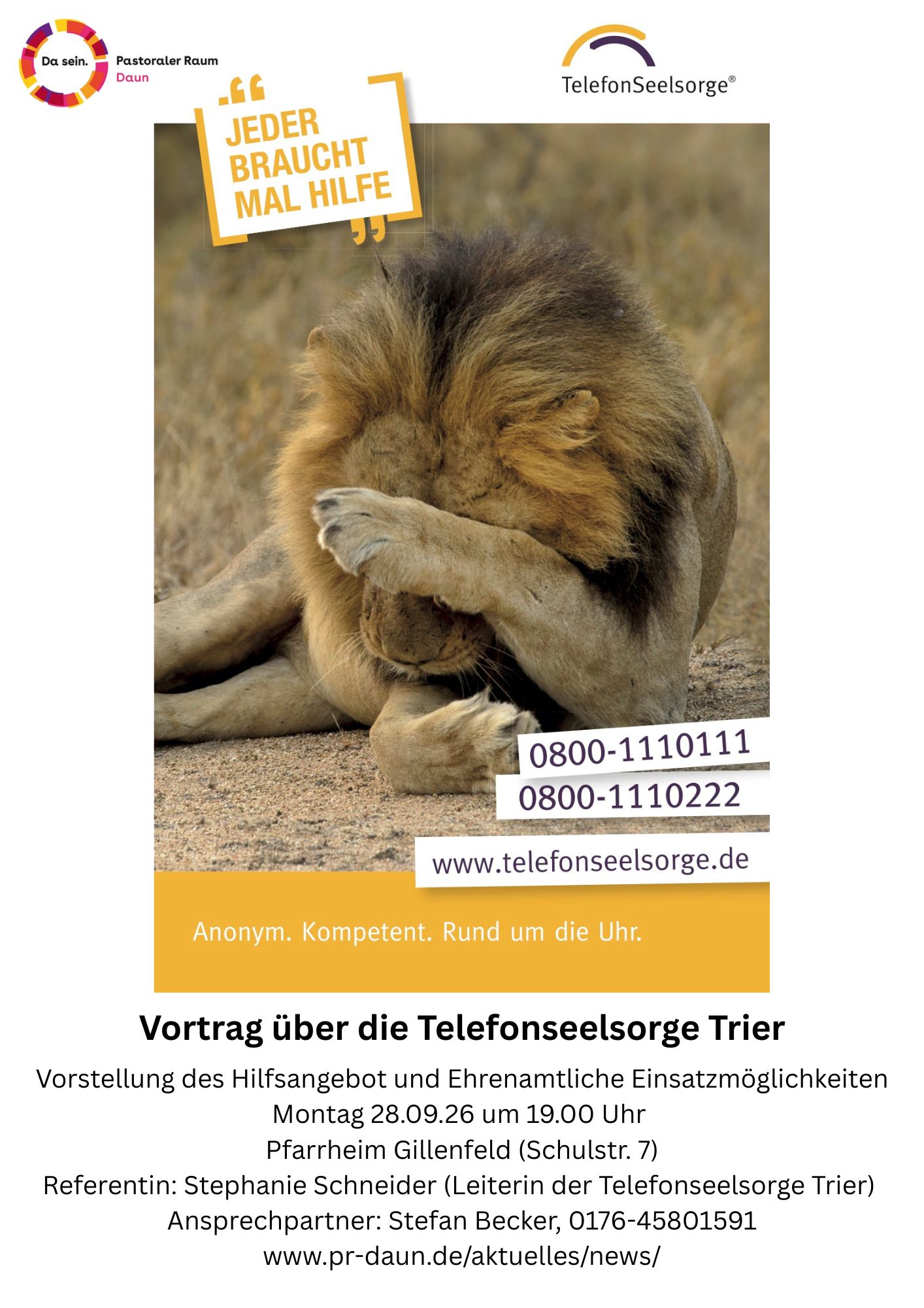 Vortrag Telefonseelsorge