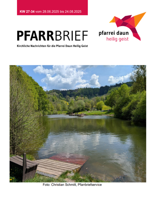 Pfarrbrief Juli - August 2025